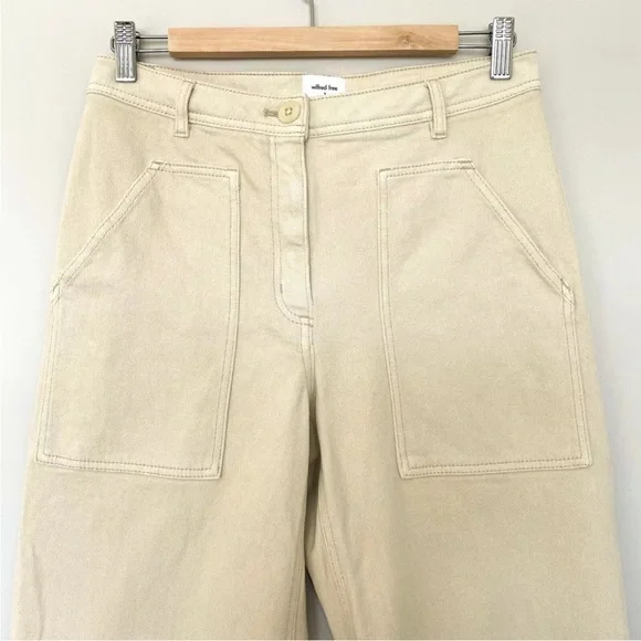 Aritzia Wilfred Free Modern Utility Pant in Gd Birch Size 6 - Picture 6 of 13